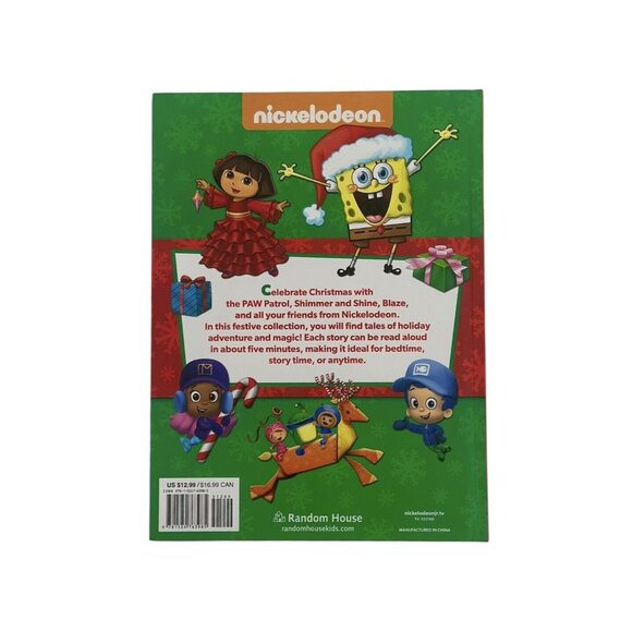 Nickelodeon 5 Minute Christmas Stories Hardcover Random House Great Book! - Picture 2 of 6